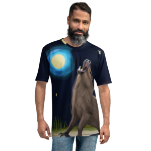 Howling Capybara t-shirt - Unisex