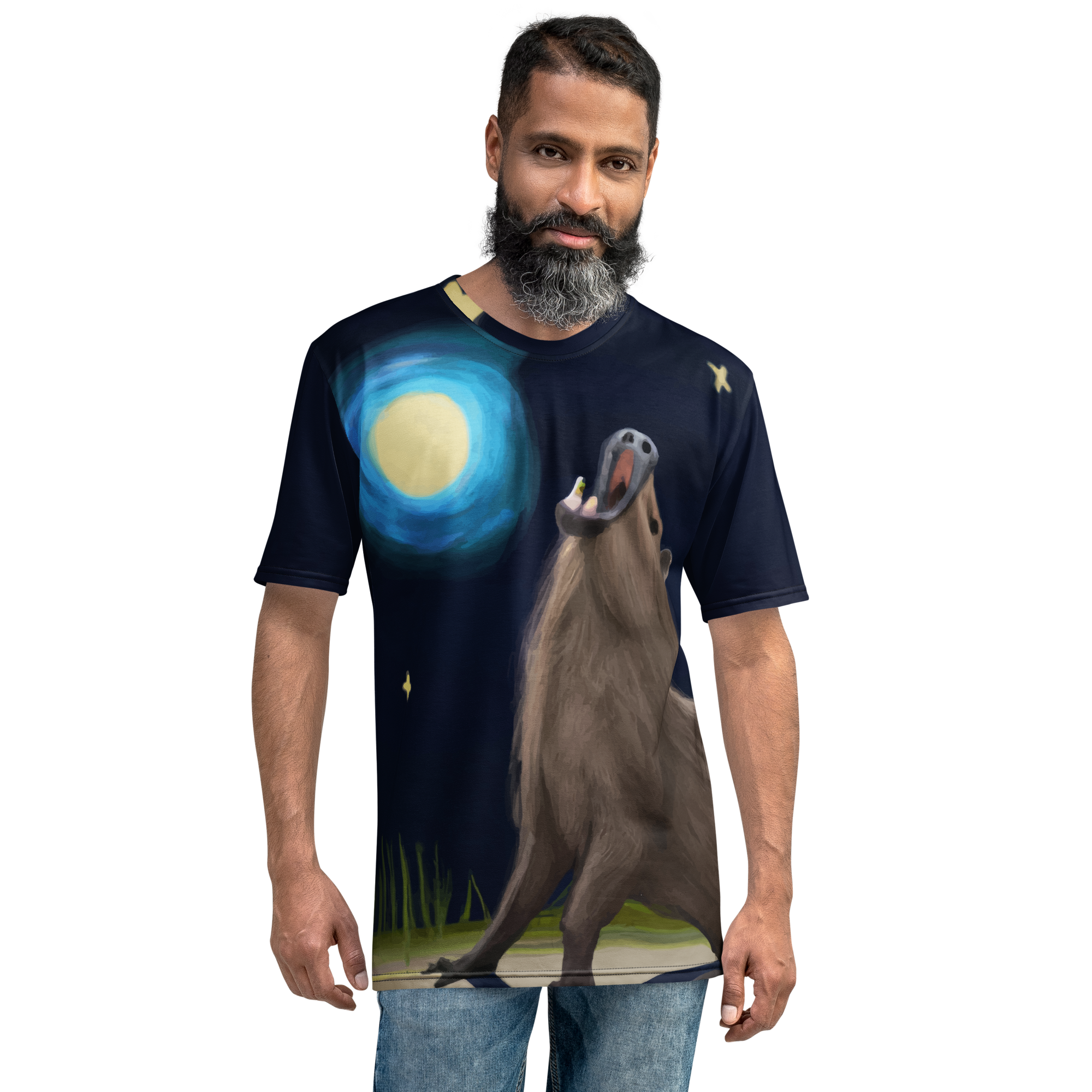 Howling Capybara t-shirt – Unisex - Animal Social Club
